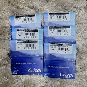 NEW 3 Pairs Polycarbonate Aspherical Crizal Avancce stock lens (Blanc le…